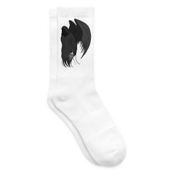 Death waiting for you - Tennis socks - white - Right