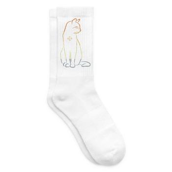 Chat vétérinaire - Chaussettes de tennis - blanc - Droite