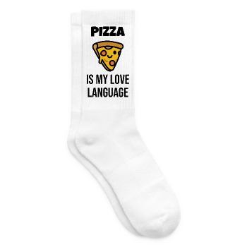 Pizzastück Charakter - Tennissocken - Weiß - Rechts