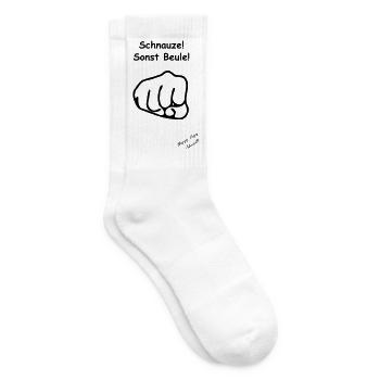 Museau sinon bosse - Chaussettes de tennis - blanc - Droite