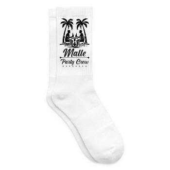 Malle Party Crew Design - Chaussettes de tennis - blanc - Droite