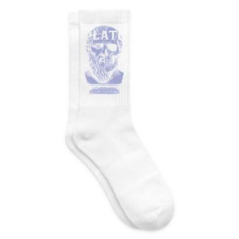 Conception artistique du crâne de Platon - Chaussettes de tennis - blanc - Droite