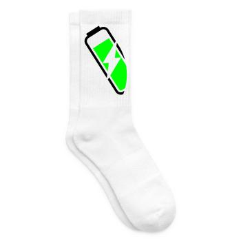 energiegeladen - Tennissocken - Weiß - Rechts