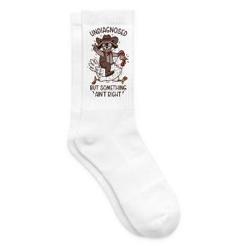 Undiagnosed but something ain't right - Tennis socks - white - Right