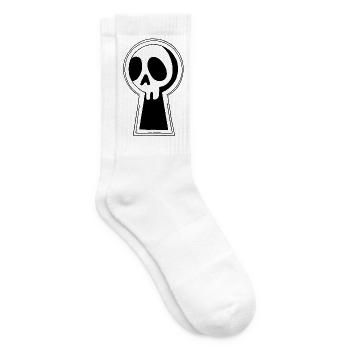 La mort noire nous observe - Chaussettes de tennis - blanc - Droite