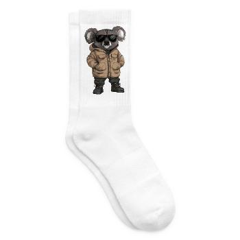 Koala Cool Winter - Tennissocken - Weiß - Rechts
