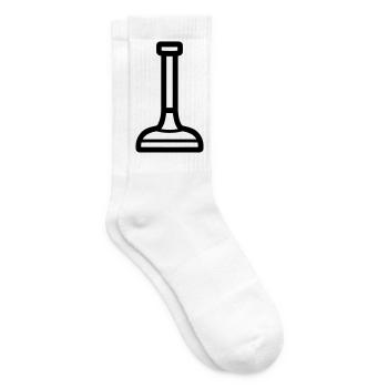 suction cup - Tennis socks - white - Right