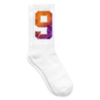 NON. 9 NUMÉRO 9 COLLÈGE 9E ANNIVERSAIRE - Chaussettes de tennis - blanc - Droite