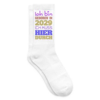 en 2029 - Chaussettes de tennis - blanc - Droite