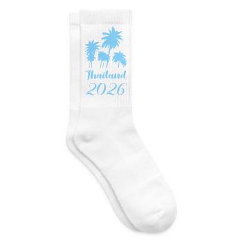 Thailand Palms 2026 - Tennis socks - white - Right