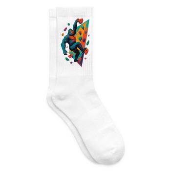 Force d’escalade en bloc Gorille Silverback offert - Chaussettes de tennis - blanc - Droite