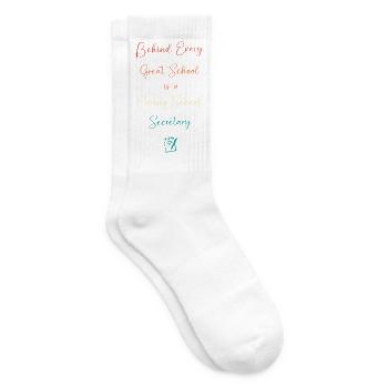 School Secretary School Secretary - Tennis socks - white - Right