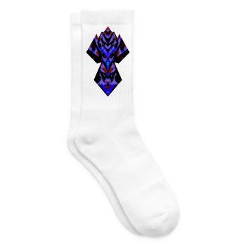 Error God, Black Sigil, Void Guardian - Tennis socks - white - Right