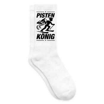 Slopes King Ski Funny - Tennis socks - white - Right