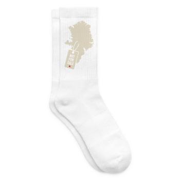 Protest gegen Grönland nicht zum Verkauf stehende Souveränität - Tennissocken - Weiß - Rechts