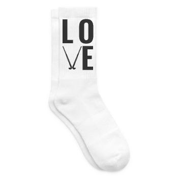 Passion pour le hockey sur gazon - Chaussettes de tennis - blanc - Droite