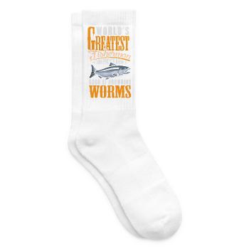 Pêcheur sportif pêcheur pêcheur Pêcheur Dit - Chaussettes de tennis - blanc - Droite