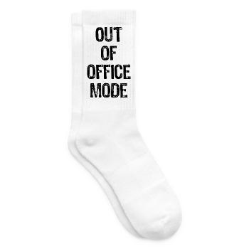 Out of Office Mode - Tennis socks - white - Right