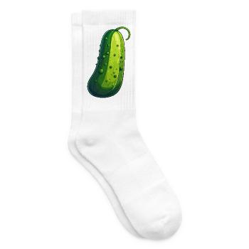 Gurke - Tennissocken - Weiß - Rechts