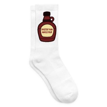 Complément sucré au sirop d’érable - Chaussettes de tennis - blanc - Droite