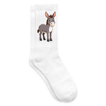 Esel - Tennissocken - Weiß - Rechts