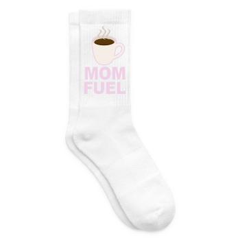 Mom Fuel – Coffee Powered Mom Design - Tennissocken - Weiß - Rechts