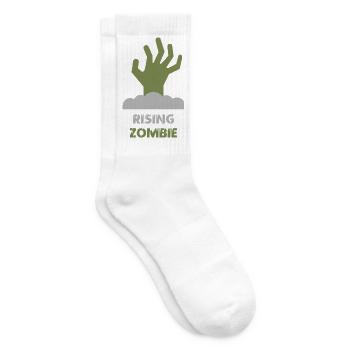 Zombie Hand T-Shirt – Gruseliges untotes Grafikdesign - Tennissocken - Weiß - Rechts