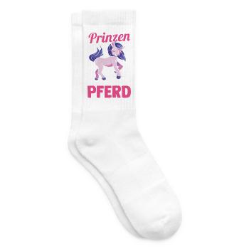 Reiten Pferdeliebhaber Reiterhof Pferde - Tennissocken - Weiß - Rechts