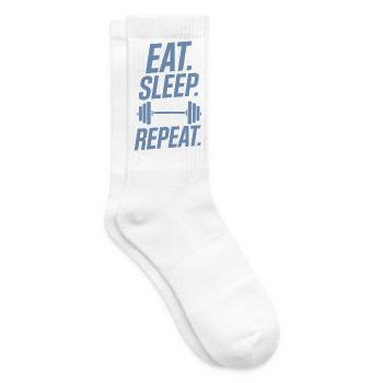 Haltérophilie Entraînement Fitness Bodybuilding - Chaussettes de tennis - blanc - Droite