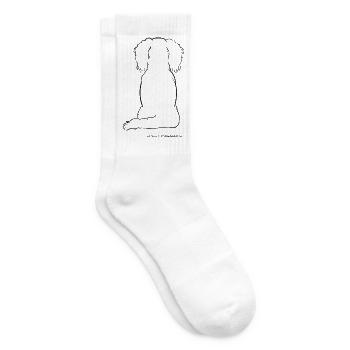 warte kurz, ich beobachte nur - Tennissocken - Weiß - Rechts