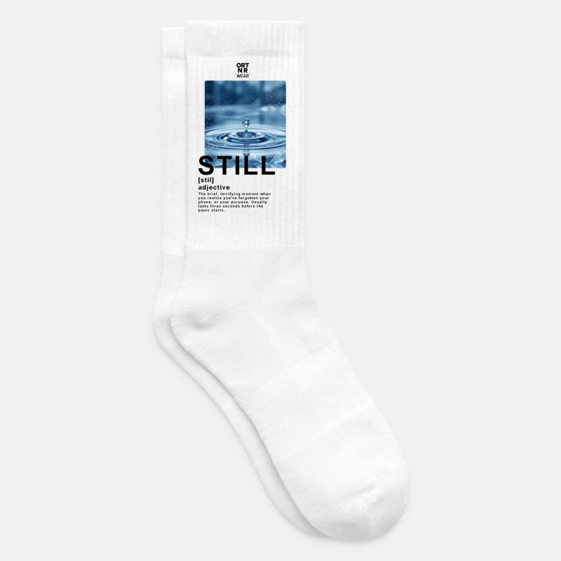 Still Water - Tennis socks - white