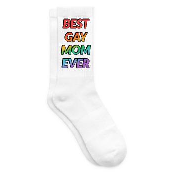 BESTE SCHWULE MUTTER ALLER ZEITEN - Tennissocken - Weiß - Rechts