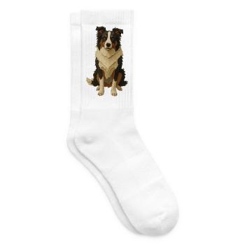 Colley de papier couché - Chaussettes de tennis - blanc - Droite