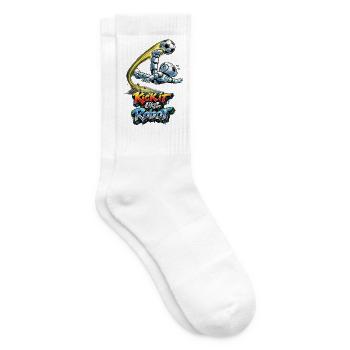 Soccer robot makes overhead kicks - Tennis socks - white - Right