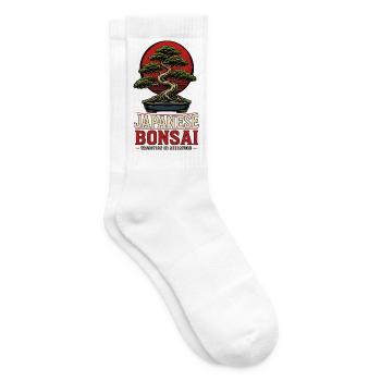 Japanese Bonsai Tree Plant Miniature Bonsai - Tennis socks - white - Right