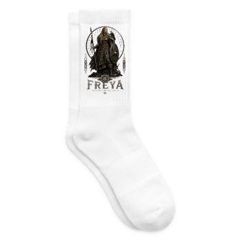 Freya Shieldmaiden: Victory or Valhalla - Tennis socks - white - Right