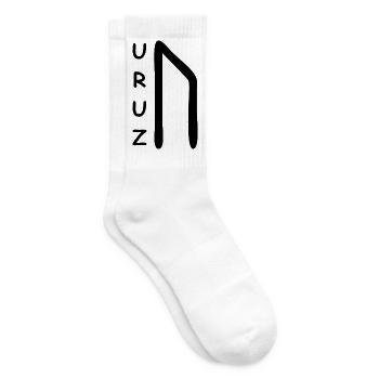 Uruz Rune Runen - Tennissocken - Weiß - Rechts