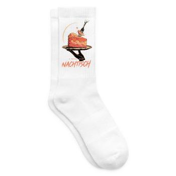 Himmel zum Nachtisch – Wolkenkuchen - Tennissocken - Weiß - Rechts