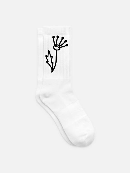 Blume 2 - Tennissocken - Weiß