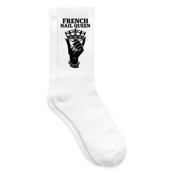 French Nail Queen Cosmetic Manicure - Tennis socks - white - Right