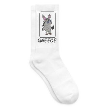 Cyprus - cyprus - Ayia Napa - donkey - Tennis socks - white - Right