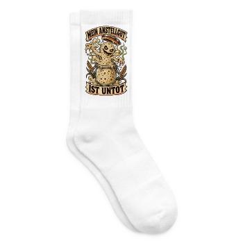 Untotes Anstellgut - Tennissocken - Weiß - Rechts