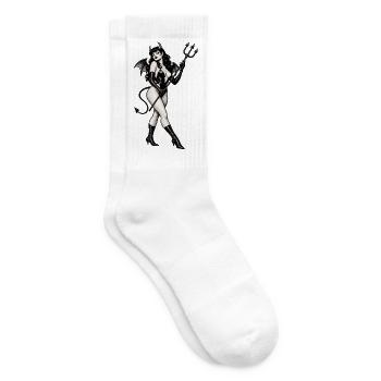 HÖLLE AUF ABSÄTZEN - Tennissocken - Weiß - Rechts