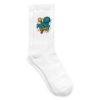 Padel Time Color Explosion - Tennis socks - white - Right