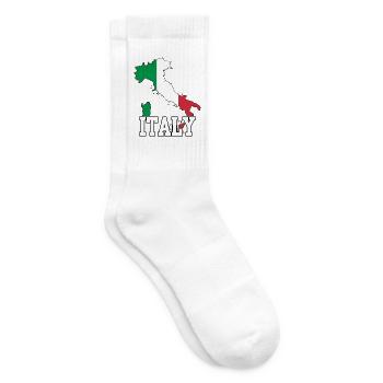 Italie - Chaussettes de tennis - blanc - Droite