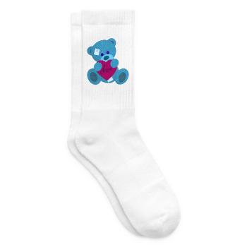 Bear in love - Tennis socks - white - Right