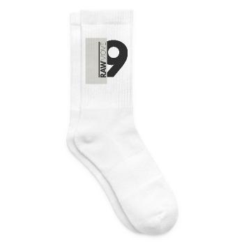 Mode 9 Typo-Kontrast - Tennissocken - Weiß - Rechts