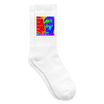 Verlass mich nicht von Mark Noone - Tennissocken - Weiß - Rechts
