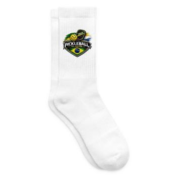 Pickleball BRASILIEN - Tennissocken - Weiß - Rechts