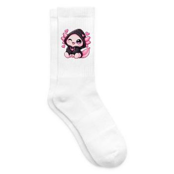 Hoodie-Lotl - Tennissocken - Weiß - Rechts